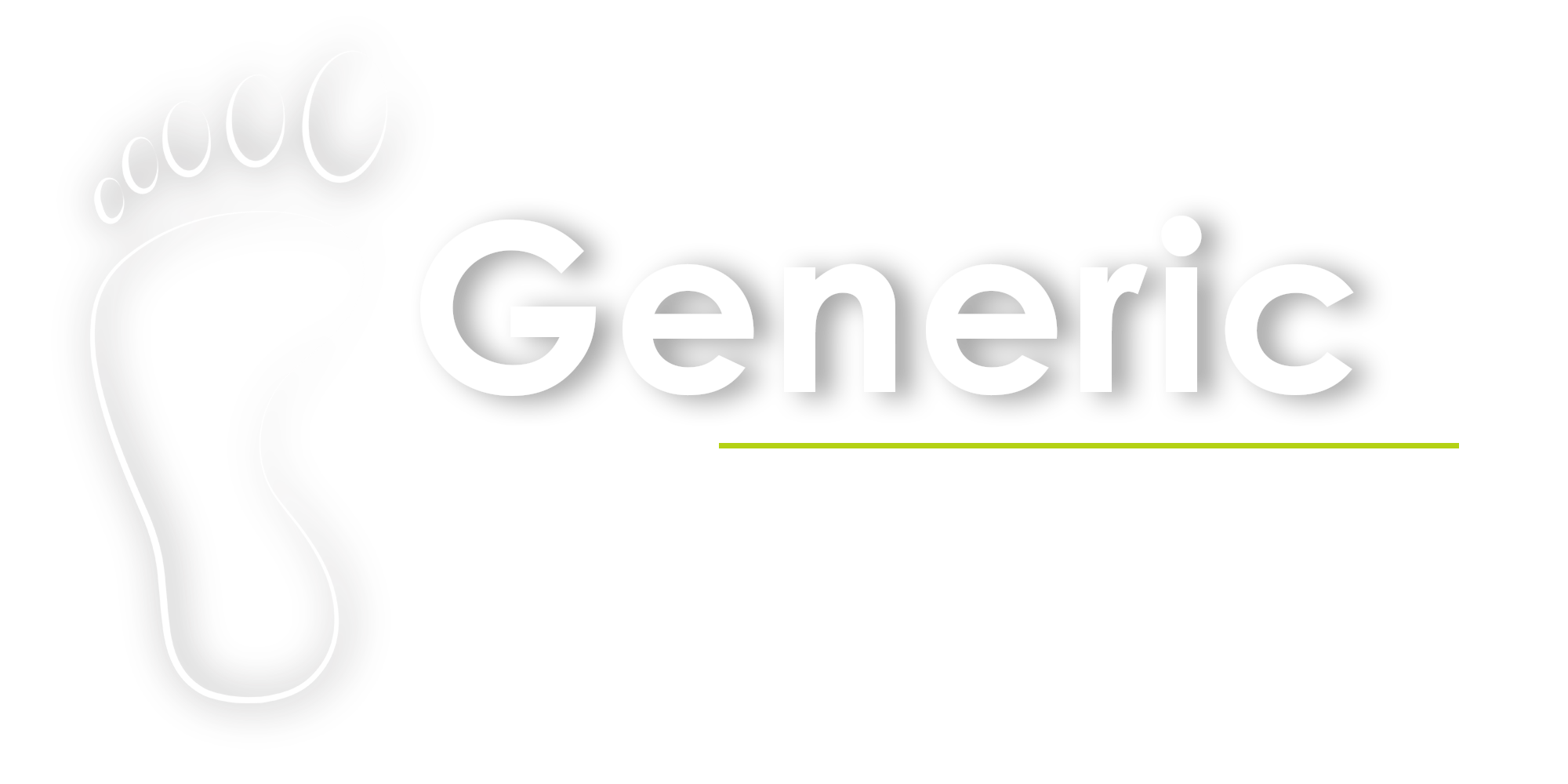 white generic logo
